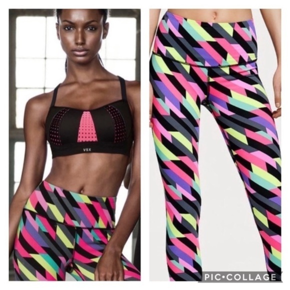 VSX Knockout Color Block Leggings - Picture 1 of 10